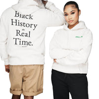 Black History in Real Time Hoodie (Natural)