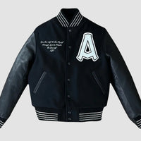 SPIRIT & WEALTH LETTERMAN JACKET