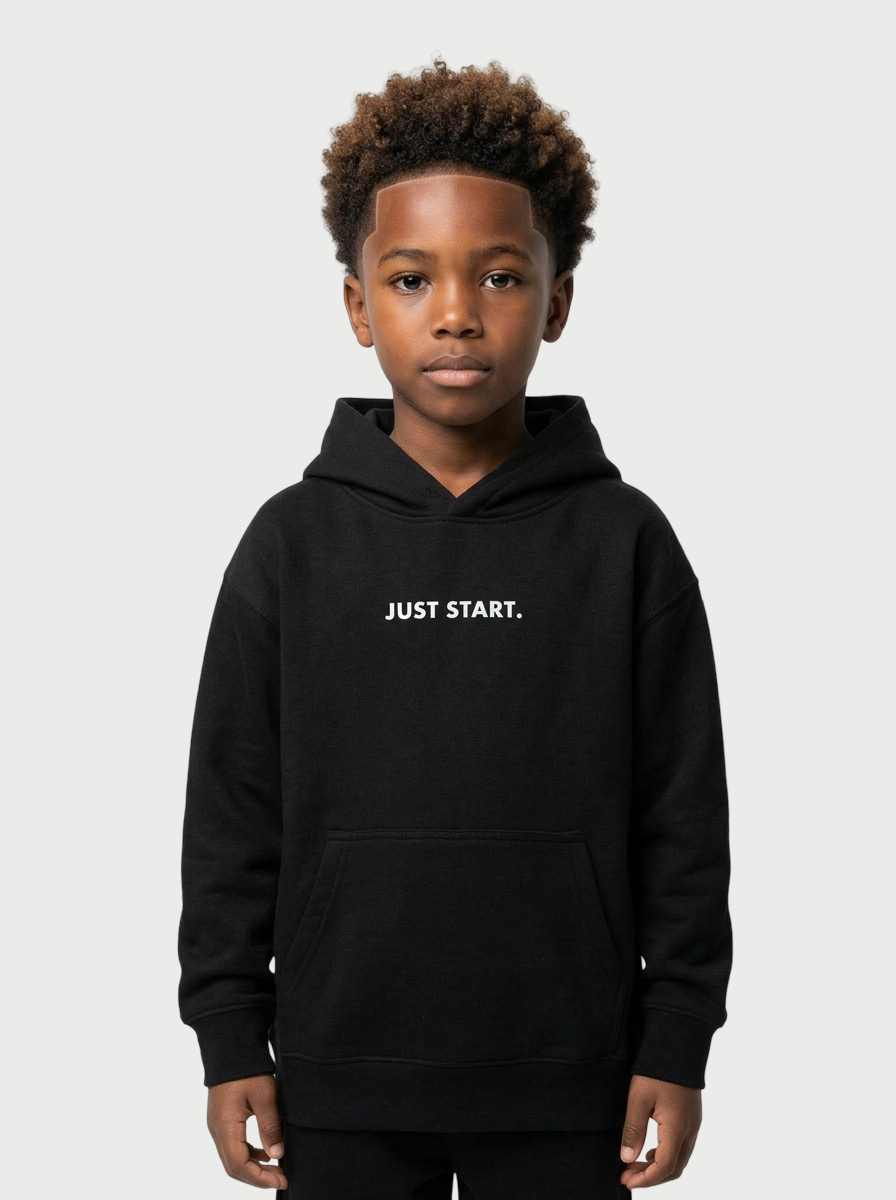 Youth Just Start Hoodie – AJC