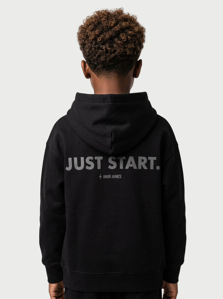 Youth Just Start Hoodie – AJC